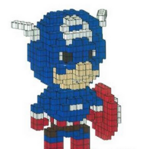 Capitan america bloques construccion