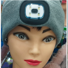 Gorro con linterna