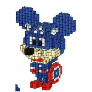 Mickey capitan america bloques de construccion