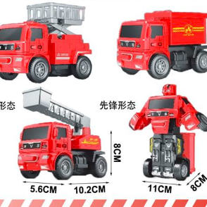 CAMION BOMBERO TRANSFORMABLE