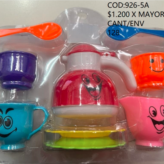 Set juego de tazas y te