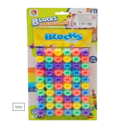 Block Didactico Set De 60 Pzas